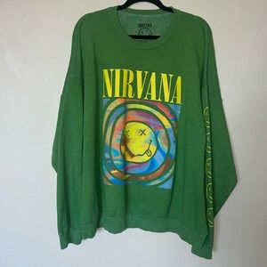 Urban outfitters Nirvana crew neck sweatshirt